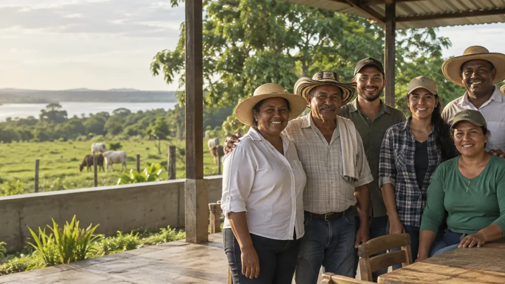Productores y representantes del sector reunidos para conocer la afiliación a FEDAGRO