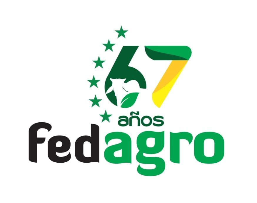 Distintivo institucional temporal de 67 años de FEDAGRO