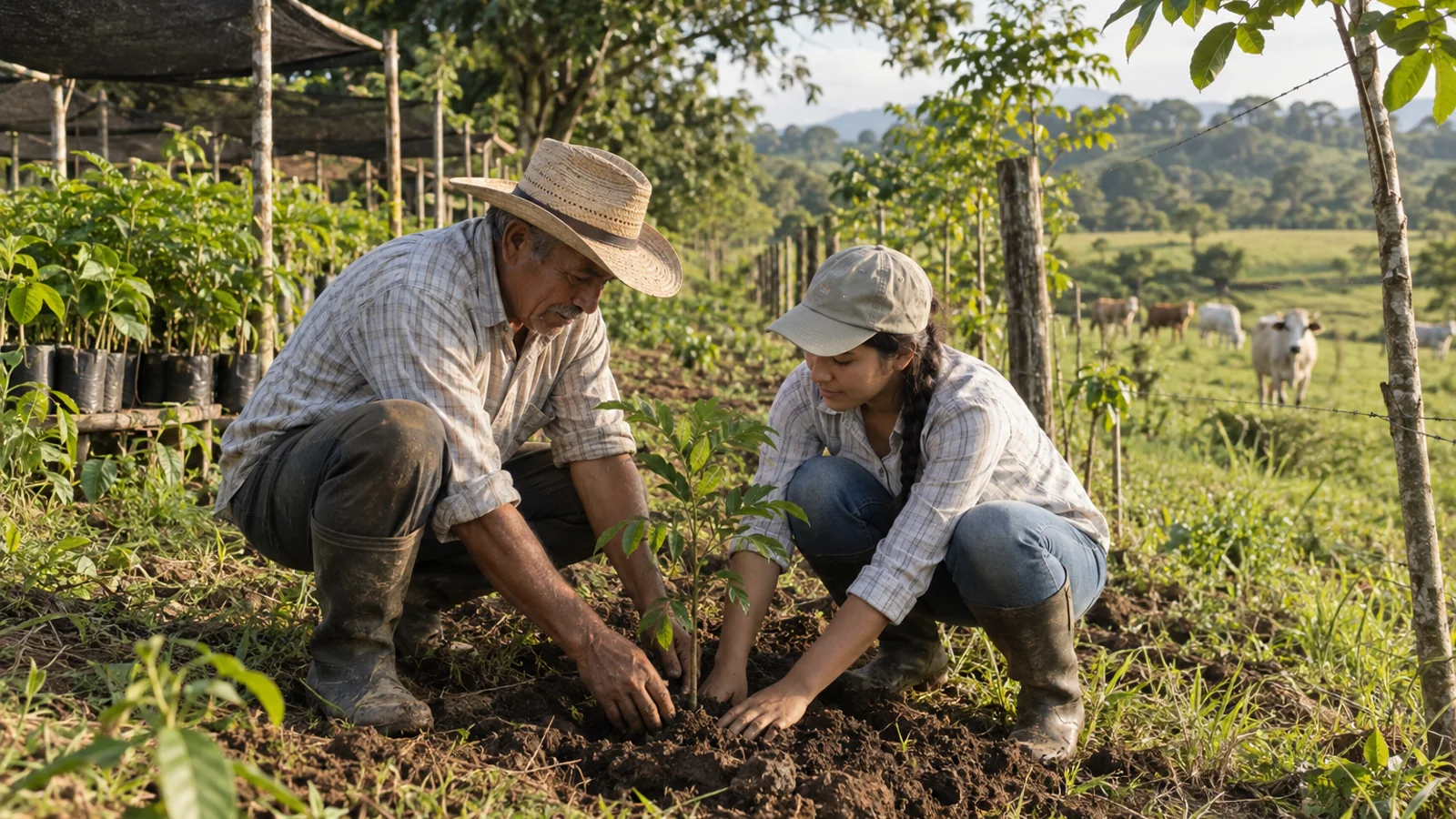 Jóvenes y productores compartiendo conocimiento para el empalme generacional