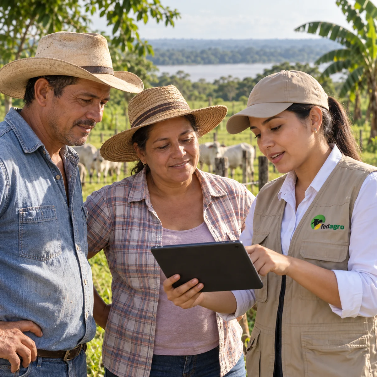 Acompañamiento técnico de extensión agropecuaria en el Magdalena Medio